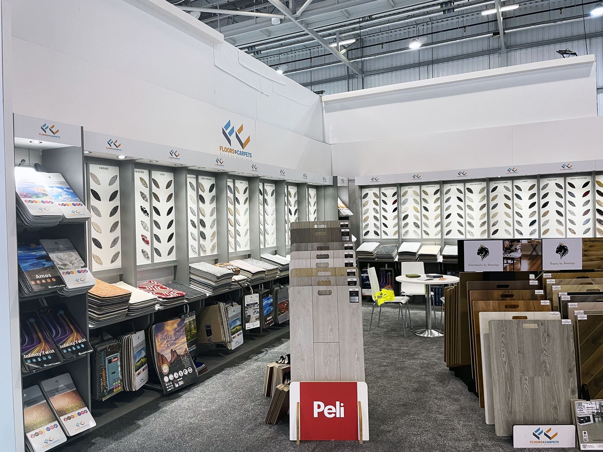 Floors 'N' Carpets stand at the Harrogate Flooring Show